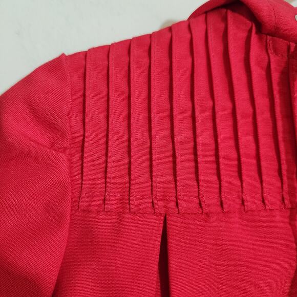 Vintage Weather Tamer toddler hooded fully lined red button front coat size 2T - Picture 5 of 12